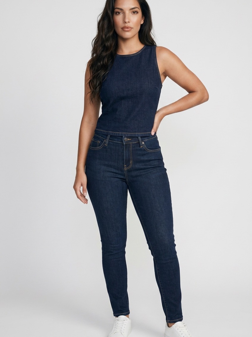 Old Navy Women's Dark Indigo Skinny Jeans